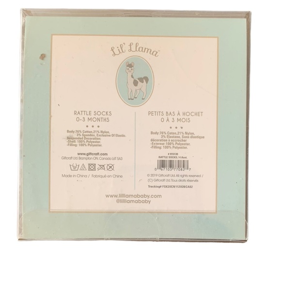 NIB Baby Elephant Rattle Socks - Picture 3 of 3